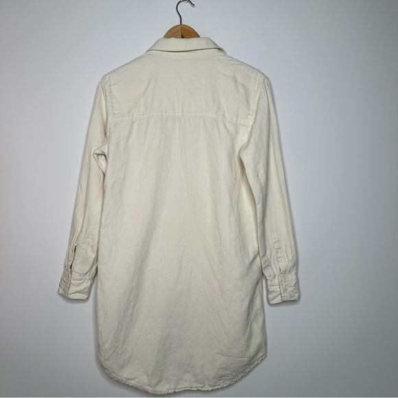 OUTERKNOWN Women’s Cream Linen Blend Utility Dress Size XS - Picture 8 of 10